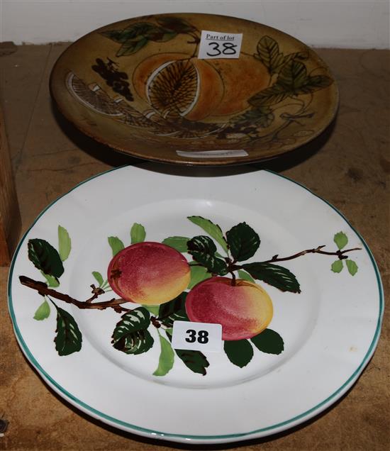 Chelsea studio pottery bowl & Villeroy & Bosch plate